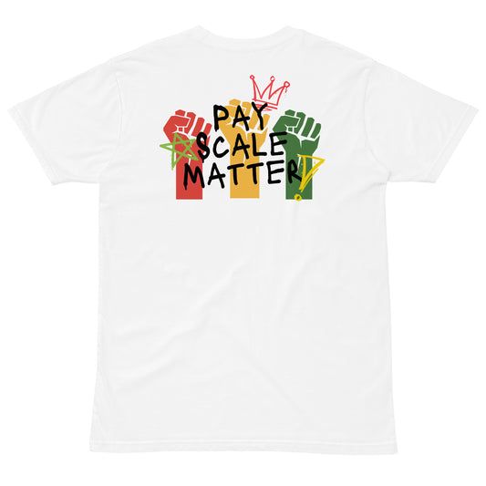 PayScaleMatter Juneteenth Unisex Premium T-shirt White