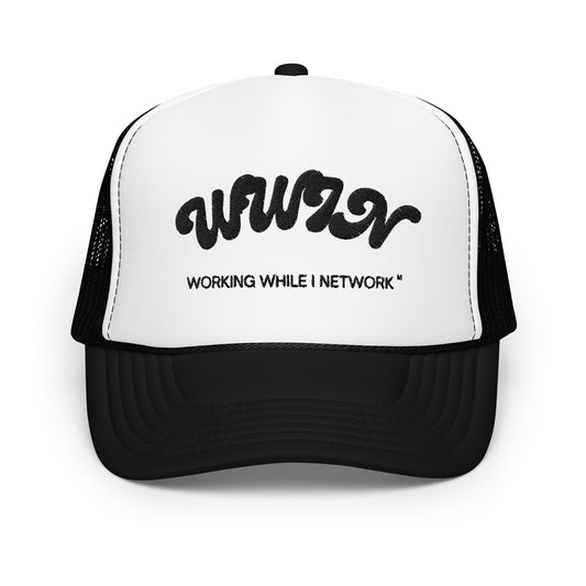 WWIN VINTAGE LOGO/DESCRIPTION Trucker Hat