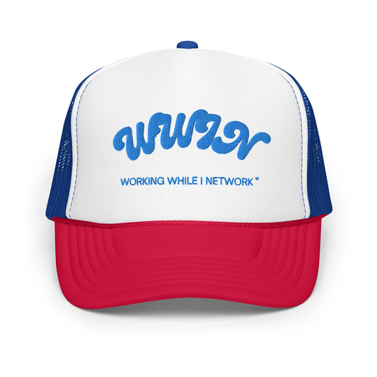 WWIN VINTAGE LOGO/DESCRIPTION Trucker Hat